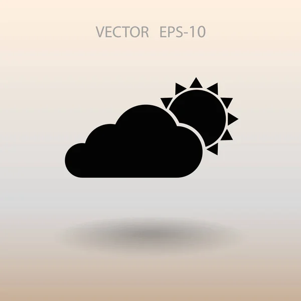 Wettersymbol. Vektorillustration — Stockvektor