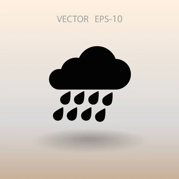 Wettersymbol. Vektorillustration — Stockvektor