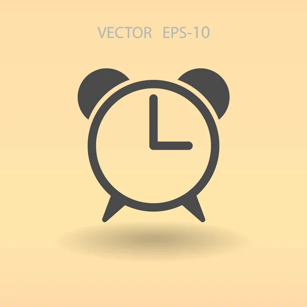 Plochý Ikona budíku. vektorové ilustrace — Stockový vektor
