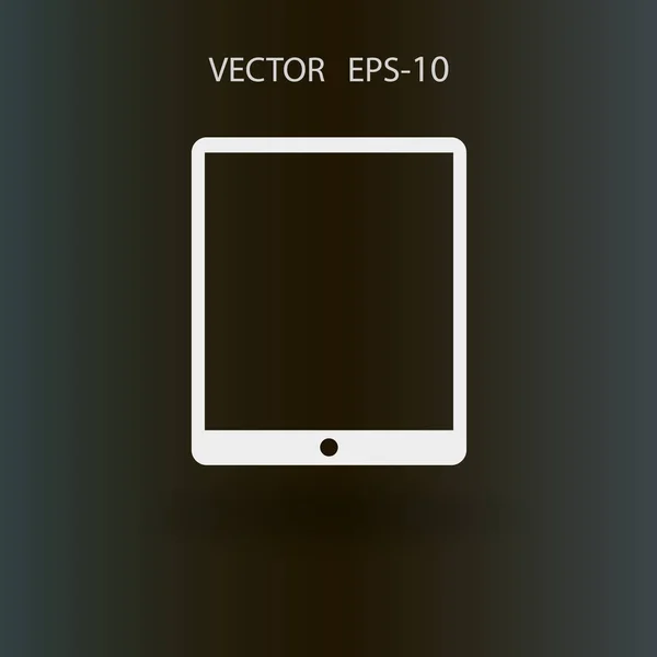 Icône plate du pavé tactile. illustration vectorielle — Image vectorielle