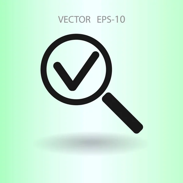 Icono de zoom. ilustración vectorial — Vector de stock
