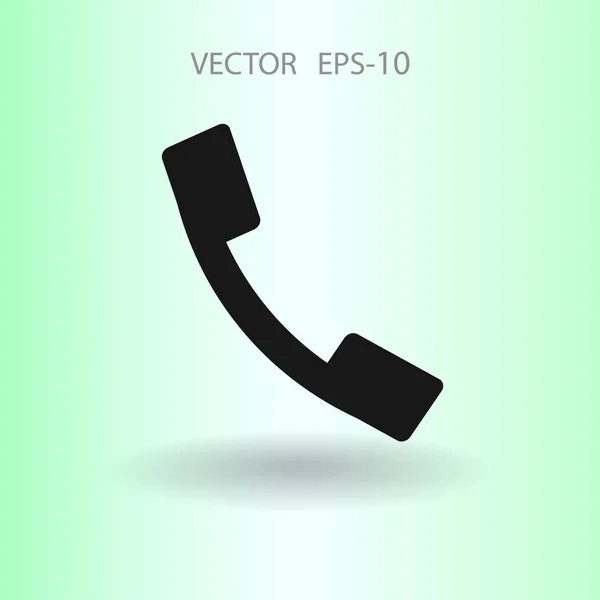 Плоская икона телефона. векторная иллюстрация — стоковый вектор