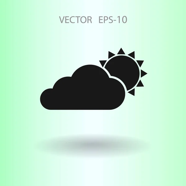 Icône météo. illustration vectorielle — Image vectorielle