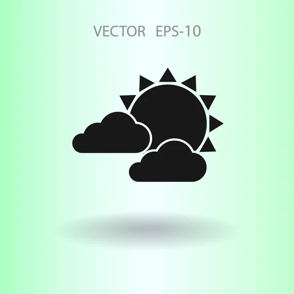 Wettersymbol. Vektorillustration — Stockvektor