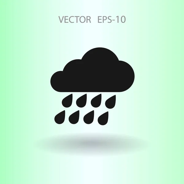 Wettersymbol. Vektorillustration — Stockvektor