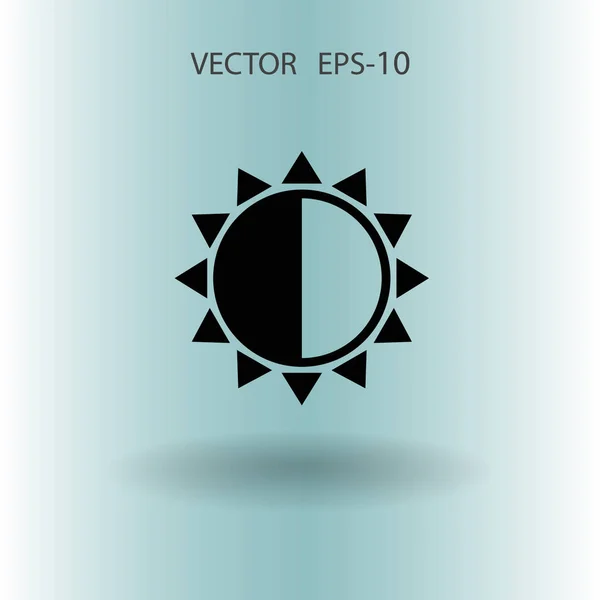Icono de brillo. ilustración vectorial — Archivo Imágenes Vectoriales