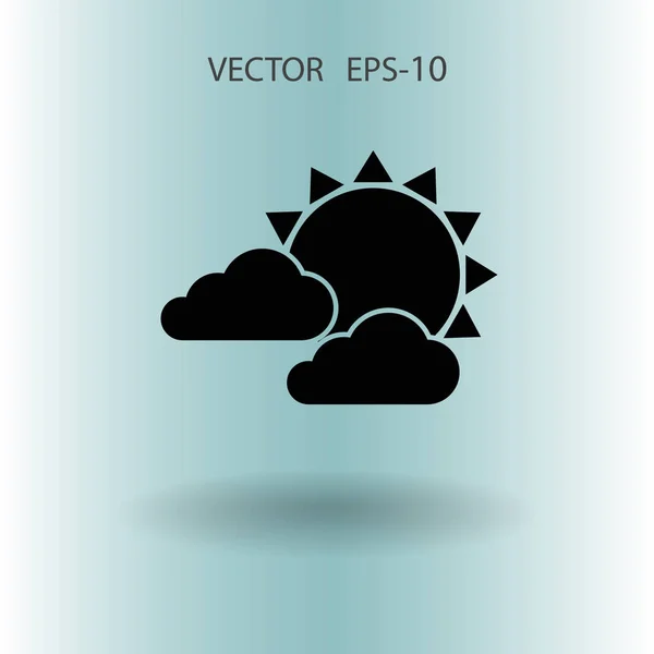 Ikona pogody. ilustracja wektora — Wektor stockowy