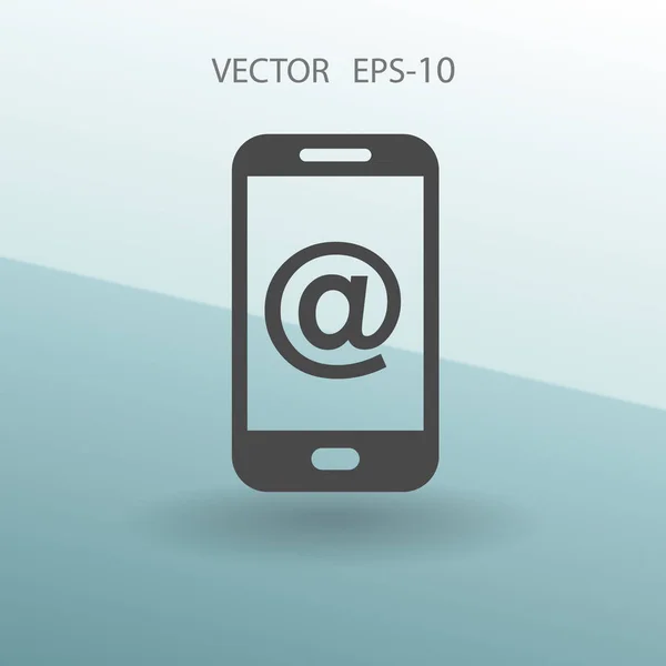 Мобильная почта. векторная иллюстрация — стоковый вектор