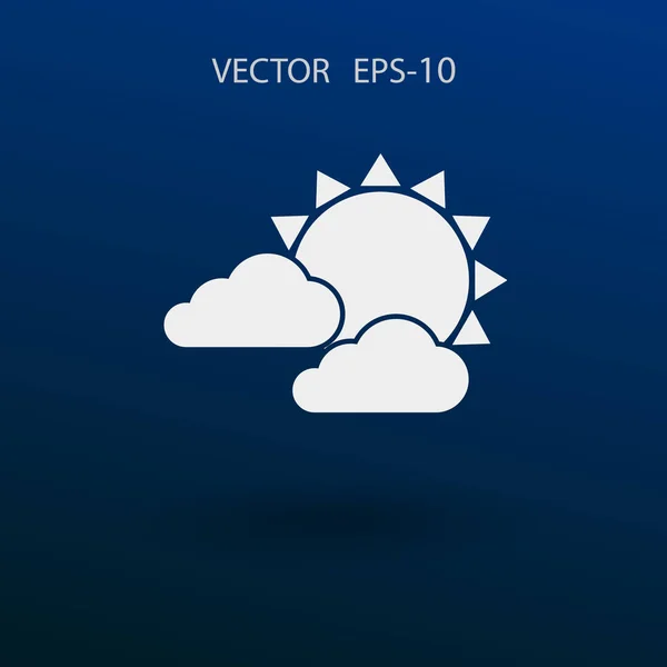 Icono del tiempo. ilustración vectorial — Vector de stock