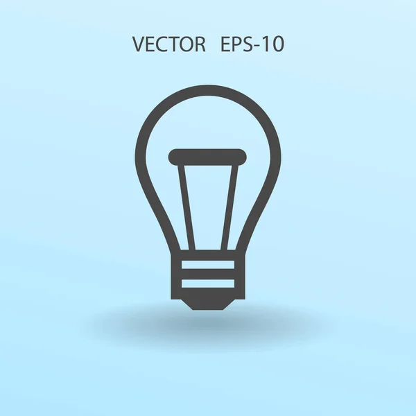 Flat icon of idea. vector illustration — Stock Vector