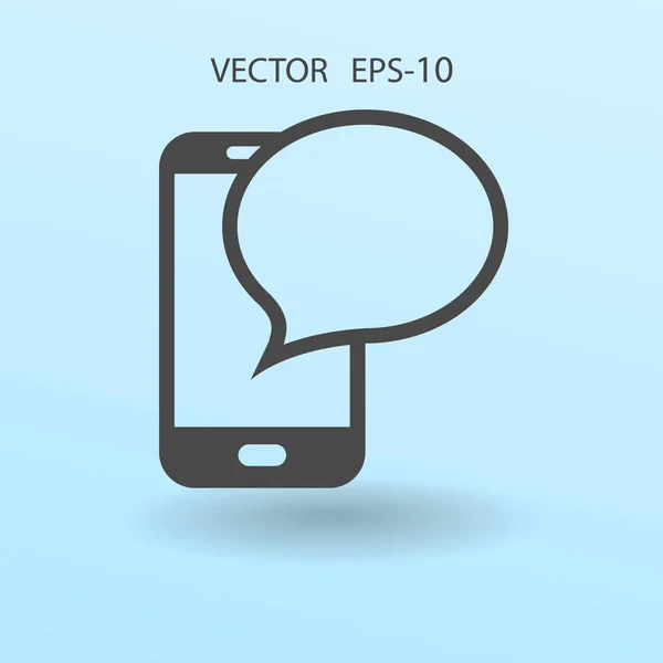 SMS-ikonen. vektor illustration — Stock vektor