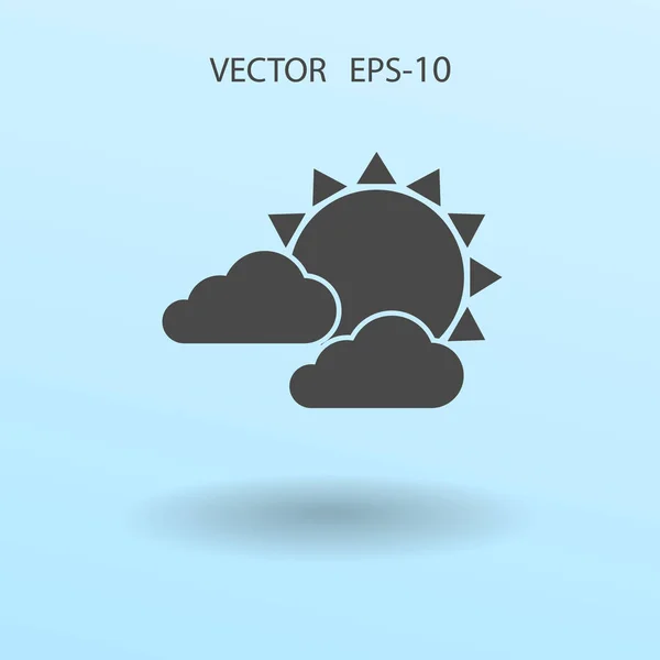Ikona pogody. ilustracja wektora — Wektor stockowy
