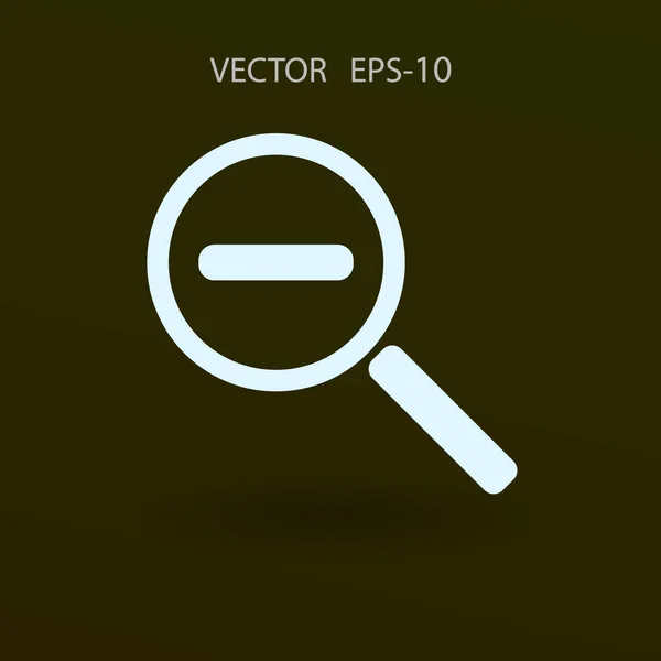 Alejar icono. ilustración vectorial — Vector de stock