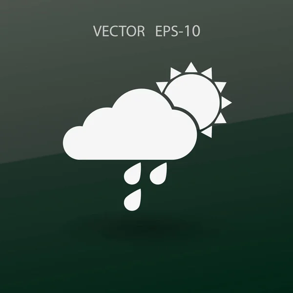 Icône météo. illustration vectorielle — Image vectorielle