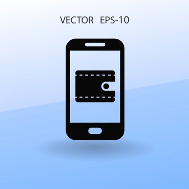 İnternet alışveriş simgesi. vektör illüstrasyonu