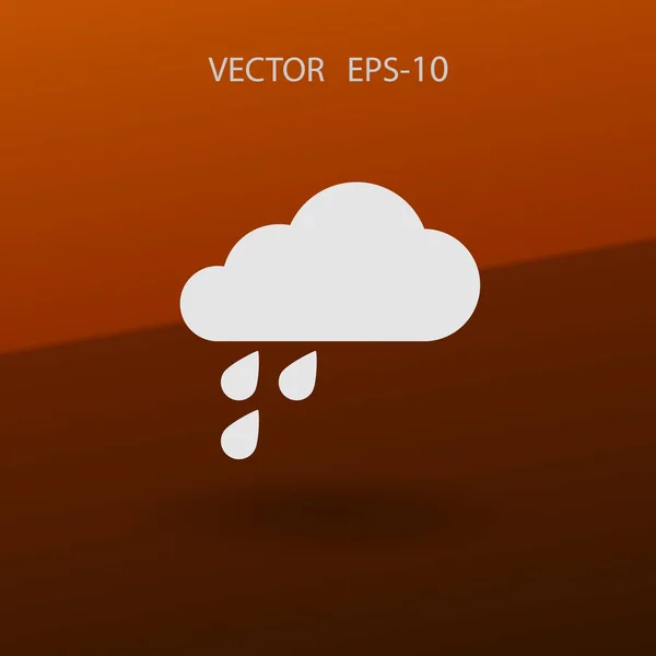 Wettersymbol. Vektorillustration — Stockvektor