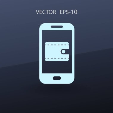 İnternet alışveriş simgesi. vektör illüstrasyonu