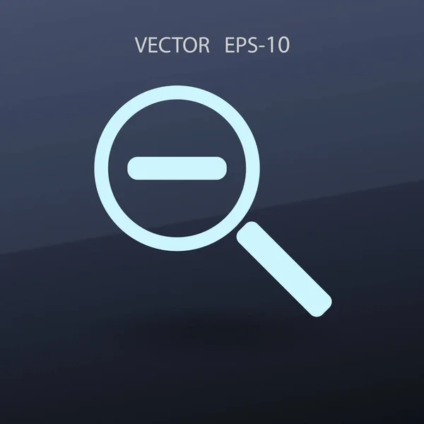 Alejar icono. ilustración vectorial — Vector de stock