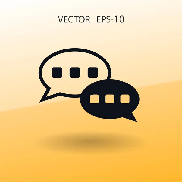 Lapos ikon a kommunikációs. vektoros illusztráció — Stock Vector