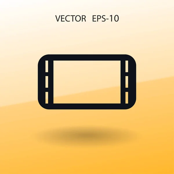 Icono plano de gamepad. ilustración vectorial — Archivo Imágenes Vectoriales
