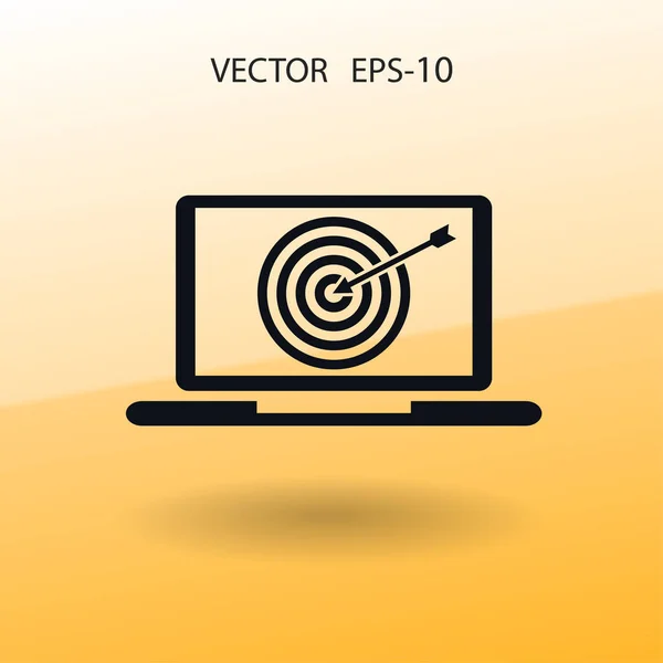 SEO icon. vector illustration — Stock Vector