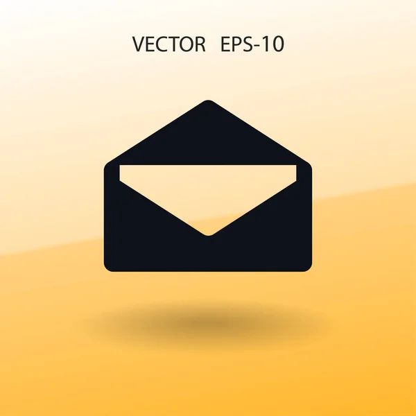 Ploché ikony dopisu. vektorové ilustrace — Stockový vektor