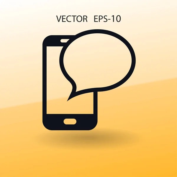 Pictogram SMS. vectorillustratie — Stockvector