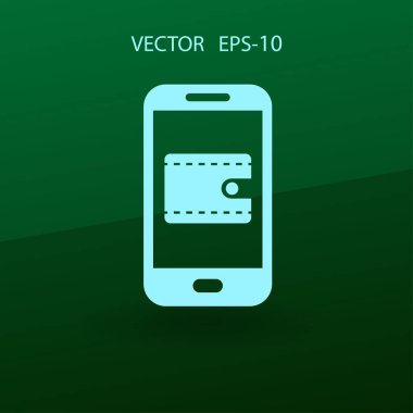 İnternet alışveriş simgesi. vektör illüstrasyonu