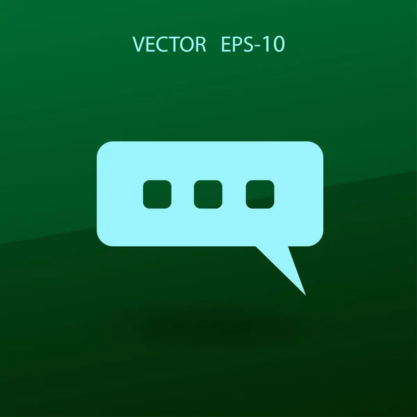 Chat-Symbol. Vektorillustration — Stockvektor