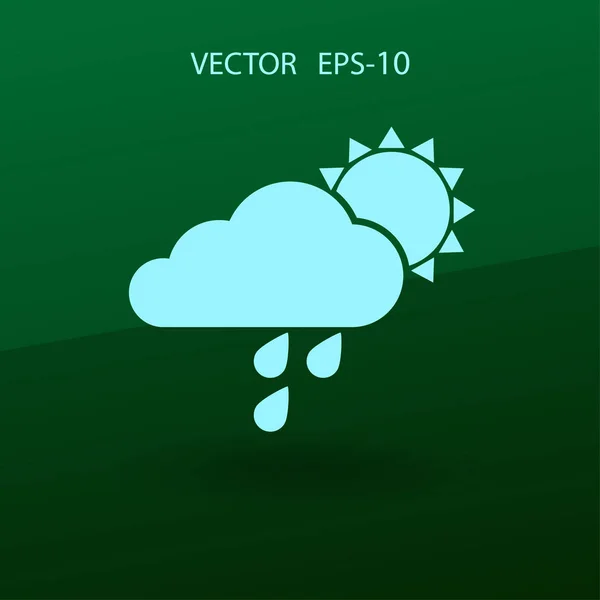 Wettersymbol. Vektorillustration — Stockvektor