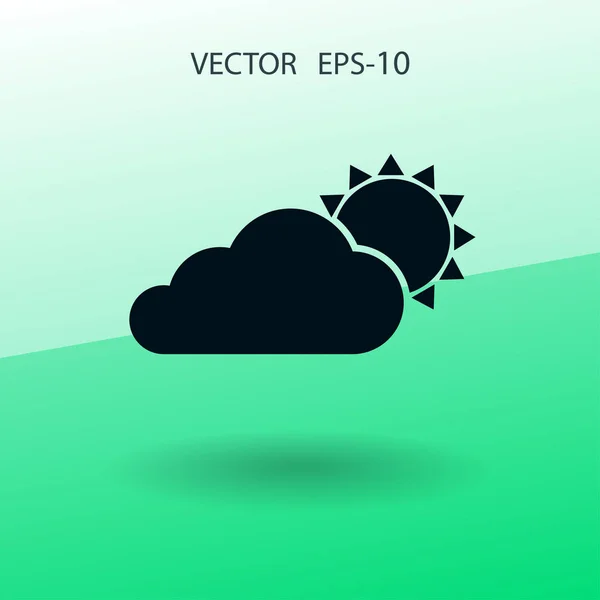 Wettersymbol. Vektorillustration — Stockvektor