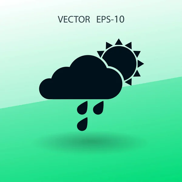 Wettersymbol. Vektorillustration — Stockvektor