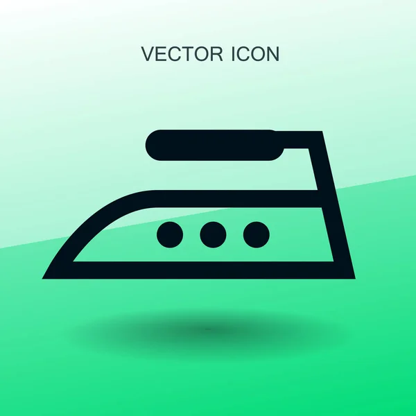 Ilustração do vetor do ícone do ferro vapor — Vetor de Stock