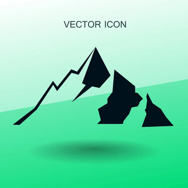 Berge Symbol Vektor Illustration — Stockvektor