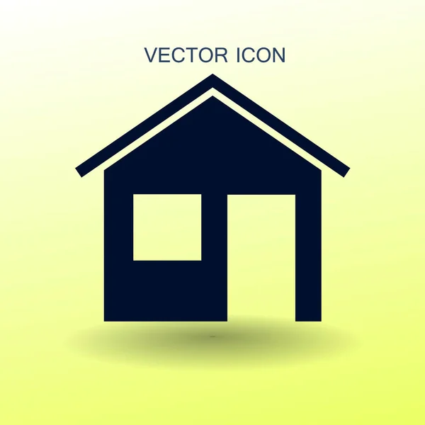 Ilustração do vetor do ícone da casa — Vetor de Stock