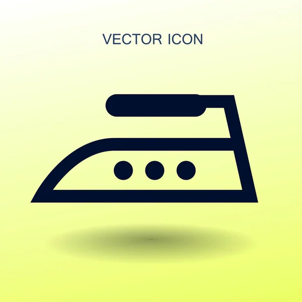 Illustration vectorielle d'icône de fer à vapeur — Image vectorielle