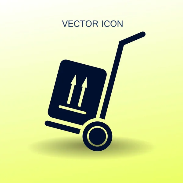 Flat Last vektor symbol — Stock vektor