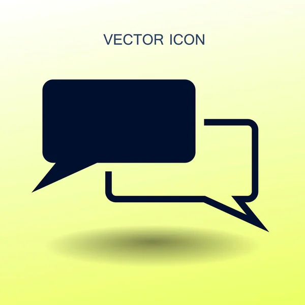 Dialog Icon Vektor Illustration — Stockvektor