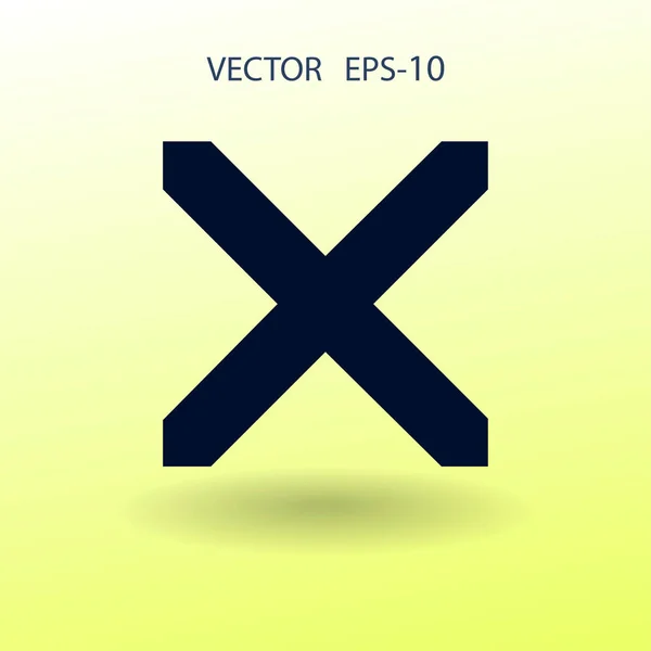 Förhindra platt ikon. vektor illustration — Stock vektor