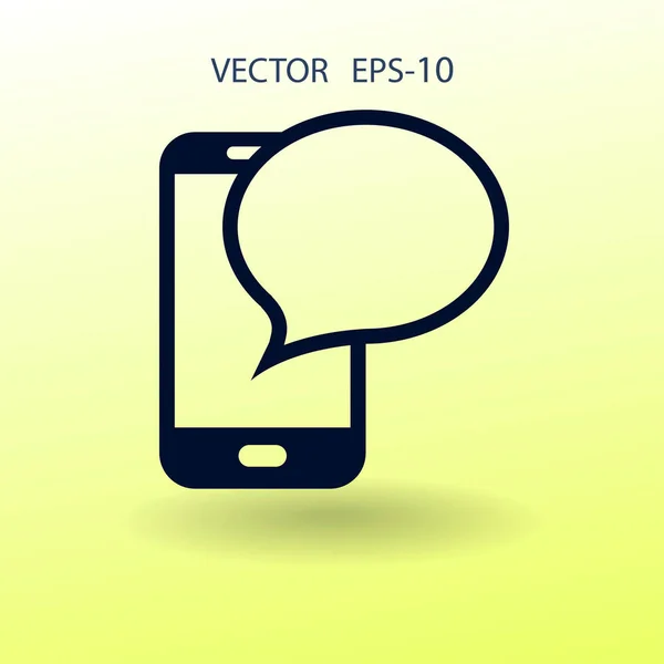 Pictogram SMS. vectorillustratie — Stockvector