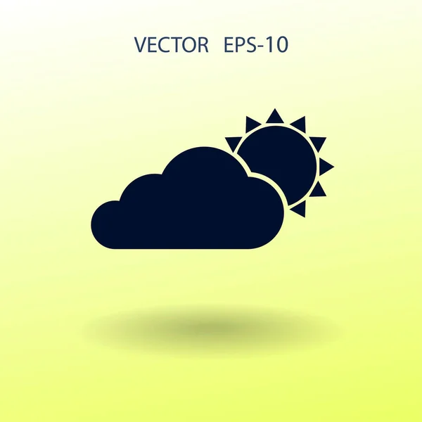 Icône météo. illustration vectorielle — Image vectorielle