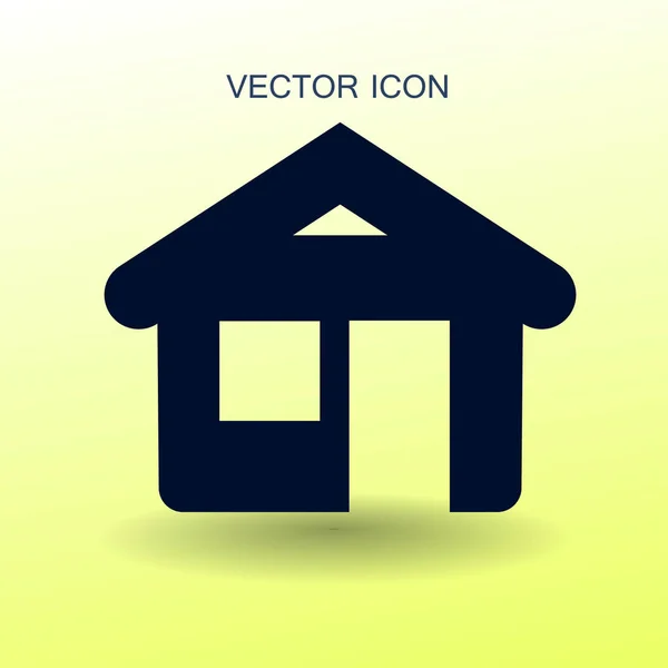 Home ícone ilustração vetorial — Vetor de Stock