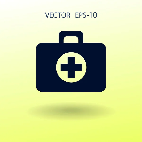 Ambulante Icon-Vektor-Illustration — Stockvektor