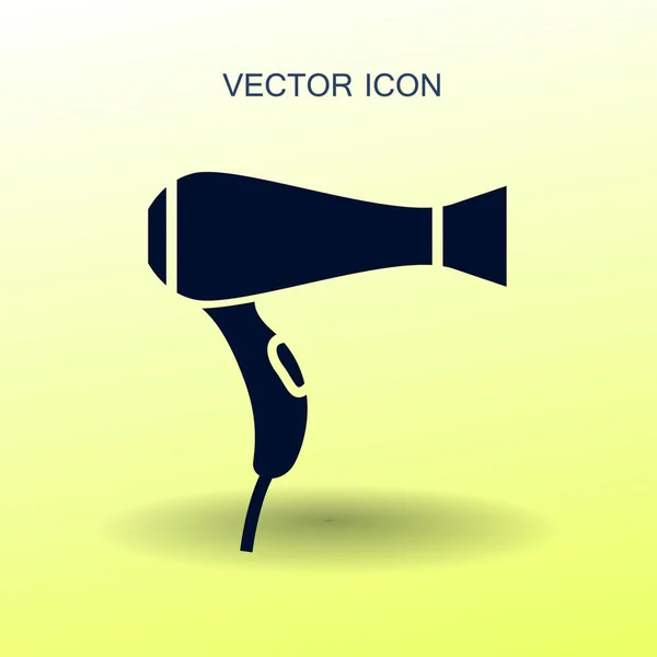 Icône de sèche-cheveux illustration vectorielle — Image vectorielle