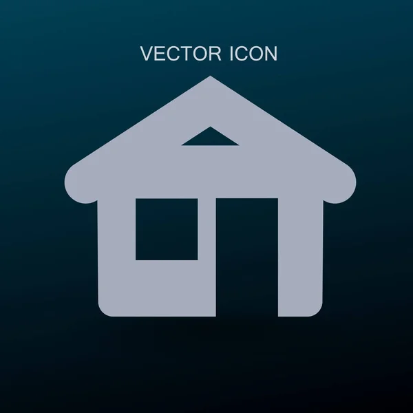 Illustration vectorielle icône maison — Image vectorielle
