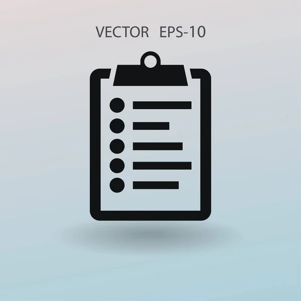 Ploché ikony schránky. vektorové ilustrace — Stockový vektor