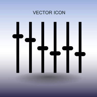 retro tarzı vektör çizim içinde ekolayzır