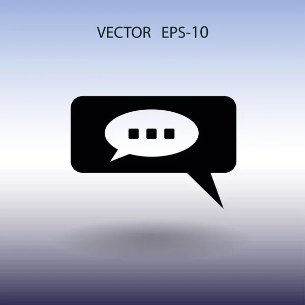 Chat-Symbol. Vektorillustration — Stockvektor