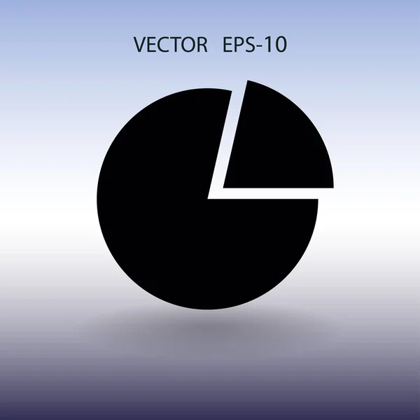 Ploché ikony grafu financí. vektorové ilustrace — Stockový vektor