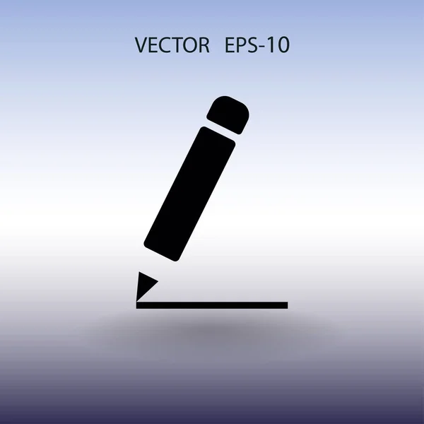 Icono plano de notas. ilustración vectorial — Archivo Imágenes Vectoriales